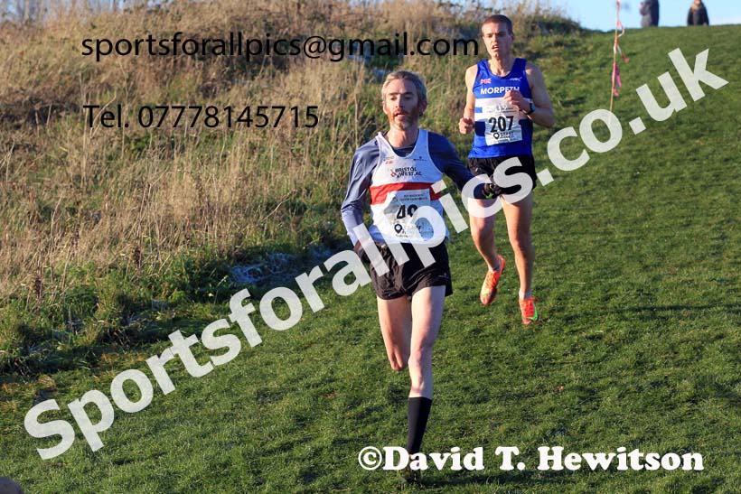 Senior mens 2022 North Eastern Cross Country Champs., Temple Park, South Shields.  Photo: David T. Hewitson/Sports for All Pics